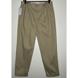 New Chaps Wrinkle and Stain Resistant Pleated Dress Pants Men's Size 38 x 34